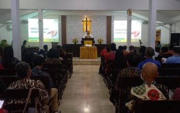 Bhabinkamtibmas Polsek Pangkajene Pantau Ibadah Mingguan Jemaat GKSS Mapatuwo