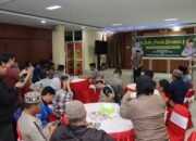 Polres Pangkep Gelar Buka Puasa Bersama Insan Pers, Peringati Hari Pers Nasional dan Santuni Anak Yatim