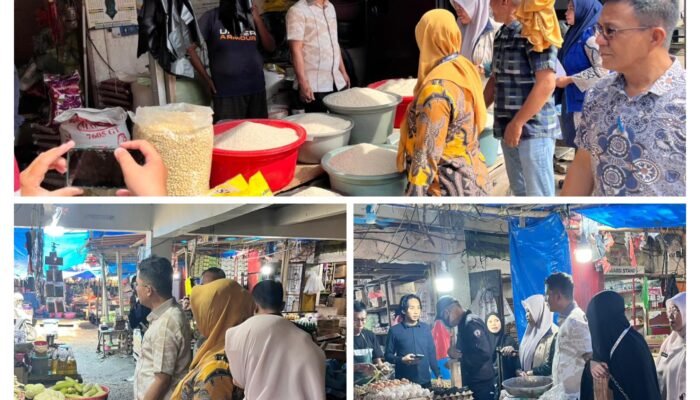 Satgas Saber Pangkep Sidak Pasar Sentral Pangkajene, Pastikan Harga Bapok Stabil
