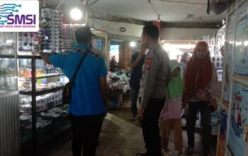 Patroli Samapta Polsek Pangkajene guna menghimbau warga agar bersama sama memelihara kamtibmas