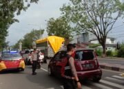 Polsek Pangkajene Intensifkan Patroli dan Pengaturan Lalu Lintas di Jalan Poros Makassar–Parepare