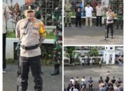 Apel Gabungan Pengamanan Malam Takbiran, Polres Pangkep Siap Amankan Idul Fitri