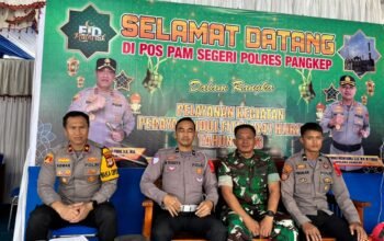 Wakapolres Pangkep Cek Pos Pengamanan Segeri dan Pos Terpadu Pangkajene dalam Operasi Ketupat 2026