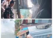 Bhabinkamtibmas Dan Forkopim Kelurahan Tinjau Longsor Tanggul Di Tekolabbua, Warga Diimbau Waspada