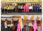 Kapolres Pangkep Cek Pospam dan Beri Semangat Personel, Wujudkan Mudik Aman, Keluarga Bahagia