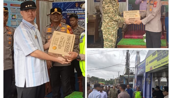 Pastikan Pelayanan Optimal, Kapolsek Segeri Dampingi Porkopimda Kabupaten Pangkep Cek Pos Pelayanan Ops Ketupat Tahun 2026