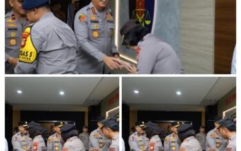 Kapolda Sulsel Pimpin Apel Bersama Dirangkaikan Halal Bihalal dalam Rangka Memperkuat Soliditas Personel