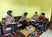 Wujud Kepedulian, Polres Pangkep Jenguk Personel yang Sakit