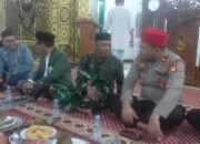 Bhabinkamtibmas Dampingi Kapolsek Pangkajene Hadiri Safari Ramadan Muspika di Masjid Nurul Hikmah