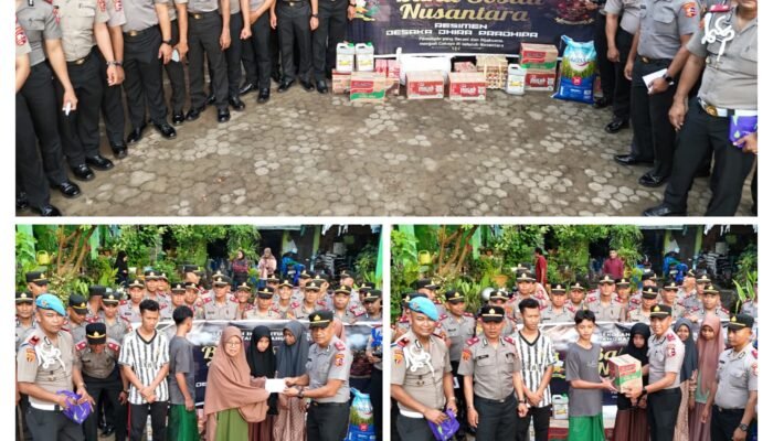 SIP Angkatan 55 Resimen Desaka Dhira Pradhipa Polda Sulsel Laksanakan Bakti Sosial di Panti Asuhan An-Nashar Makassar