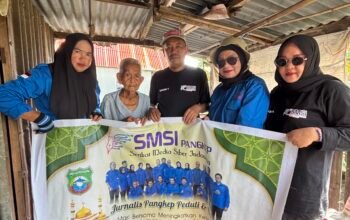 SMSI Kabupaten Pangkep Gelar Bakti Sosial dan Salurkan Bantuan untuk Warga Kurang Mampu di Labakkang