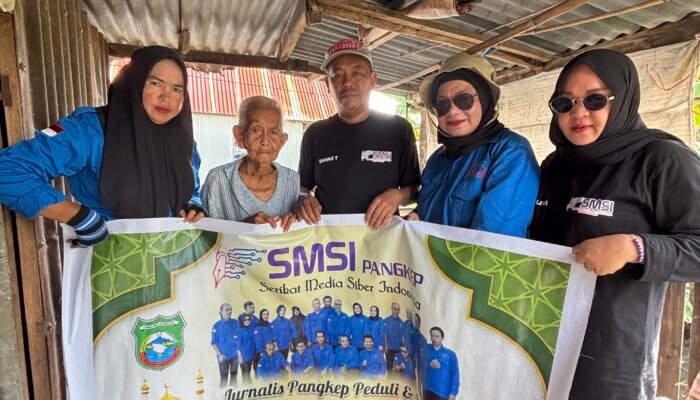 SMSI Kabupaten Pangkep Gelar Bakti Sosial dan Salurkan Bantuan untuk Warga Kurang Mampu di Labakkang