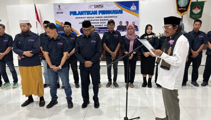 Kepengurusan Baru SMSI Kabupaten Maros Resmi Dikukuhkan, Siap Bersinergi dengan Pemerintah Daerah