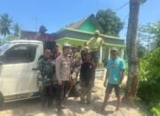 Sawah Terancam Kering, Bhabinkamtibmas dan Babinsa Gerak Cepat Bantu Petani