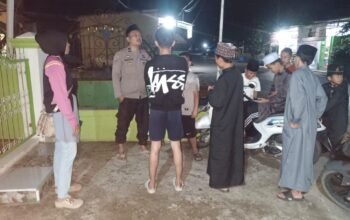 Bhabinkamtibmas dan Lurah Pabundukang Imbau Remaja Tidak Bermain Petasan Selama Ramadan