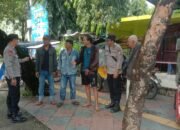 Patroli Kanit Samapta Polsek Pangkajene guna menghimbau warga agar bersama sama memelihara kamtibmas