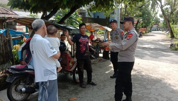 Polsek pangkajene giatkan patroli di pemukiman warga kec.pangkajene pasca lebaran