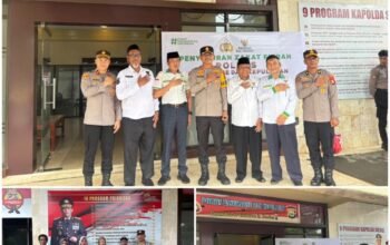 Sinergi BAZNAS Pangkep dan Kapolres Pangkep Salurkan 125 Paket Zakat Fitrah kepada Warga