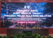 Wakapolda Sulsel Buka Audit Kinerja Itwasda Tahap I 2026, Perkuat Akuntabilitas dan Kinerja Organisasi