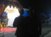 Bhabinkamtibmas Polsek Pangkajene Kawal Pesta Pernikahan di Bonto Jai, Pastikan Acara Kondusif