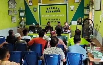 Ikut Musyawarah Warga Biraeng, Bhabinkamtibmas Minasatene Tekankan Pentingnya Kerukunan dan Kamtibmas