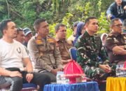 Bhabinkamtibmas Tompo Bulu Dukung Ground Breaking Jembatan Perintis Garuda Tahap III