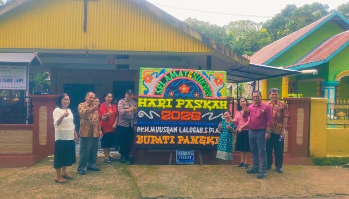 Pengamanan Humanis Bhabinkamtibmas Polsek Ma’rang Warnai Ibadah Minggu Paskah di GKSS Padang Lampe