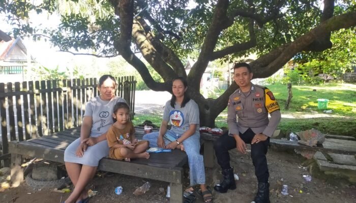 Bhabinkamtibmas Bulu Tellue Himbau Warga Jauhi Tindak Pidana dan Jaga Kamtibmas