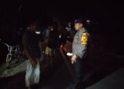 Bhabinkamtibmas Polsek Ma’rang Hadir di Tengah Warga, Perkuat Kamtibmas Lewat Patroli Malam
