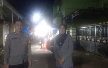 Bhabinkamtibmas Polsek Pangkajene Pastikan Pesta Pernikahan Warga Jagong Berjalan Aman dan Kondusif