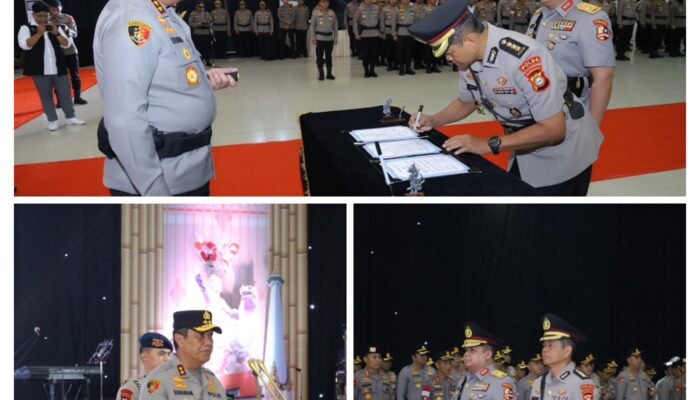 Kapolda Sulsel Pimpin Upacara Serah Terima Jabatan dan Kenal Pamit Irwasda Polda Sulsel
