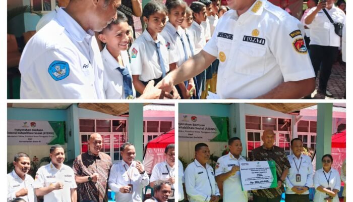 Pemkab Sikka Salurkan Bantuan Kursi Roda, Nutrisi, dan Perlengkapan Pendidikan Senilai Rp523 Juta