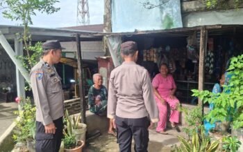 Kanit Samapta Polsek Pangkajene Pimpin Patroli Dialogis, Sapa Warga Paddoangdoangan