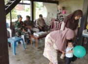 Bhabinkamtibmas Mappasaile Dampingi Puskesmas Kota Pangkajene Laksanakan Posyandu