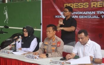 Ditres PPA dan PPO Polda Sulsel Gelar Konferensi Pers, Tiga Pelaku Kekerasan Seksual terhadap Anak Diamankan
