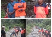 BPBD Sikka Bersama Warga Gotong Royong Pulihkan Akses Jalan Pasca Banjir dan Longsor di Kecamatan Paga