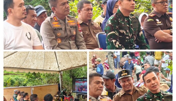 Kapolres Pangkep Ikuti Zoom Ground Breaking Jembatan Perintis Garuda Tahap III TA 2026 di Desa Tompobulu