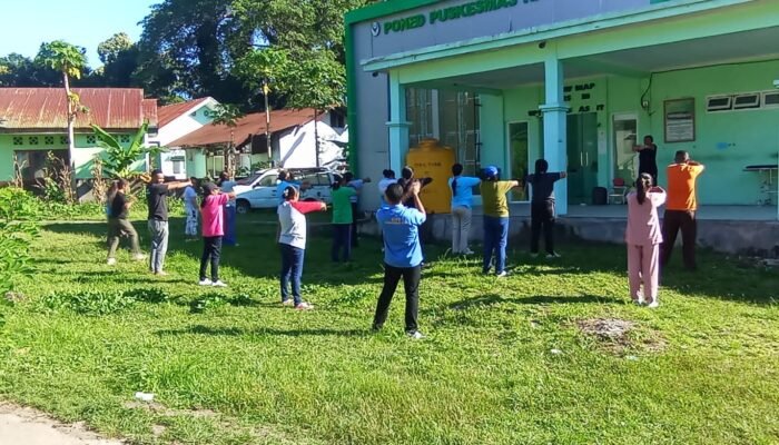Prioritaskan Kesehatan “Garda Terdepan”, Puskesmas Nita Gelar Skrining dan Tes Kebugaran bagi Nakes