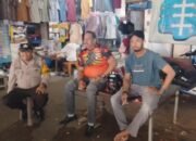 Bhabinkamtibmas Mappasaile Intensifkan Kontrol Pasar Sentral Pangkajene, Pantau 14 Titik CCTV