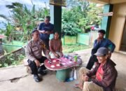 Bhabinkamtibmas Sambangi Pos Registrasi Pendakian Gunung Bulusaraung, Ajak Komunitas Wisata Waspada Dampak El Nino