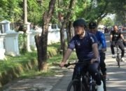 Dukung Bike to Work, Bupati Pangkep Kayuh Sepeda ke Kantor Bersama Jajaran ASN