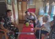 Wujud Polri-Babinsa Peduli, Bhabinkamtibmas dan Babinsa Anrong Appaka Kunjungi Lansia Hidup Sebatang Kara