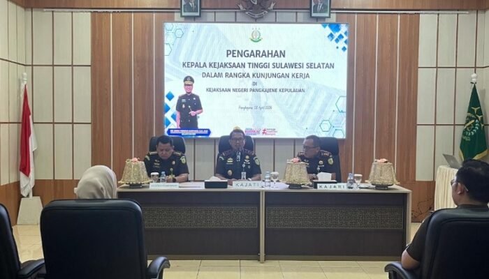 Kejaksaan Tinggi Sulawesi Selatan Kunjungi Kejaksaan Negeri Pangkajene Kepulauan, Didik Farkhan Alisyahdi Tekankan Profesionalisme dan Integritas Jaksa
