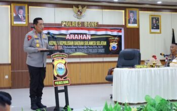 Kapolda Sulsel Kunjungi Polres Bone, Tegaskan Disiplin, Integritas, dan Komitmen Pelayanan kepada Masyarakat