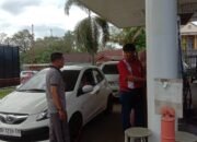 Antisipasi Gangguan Kamtibmas, Polsek Pangkajene Patroli dan Sambangi SPBU