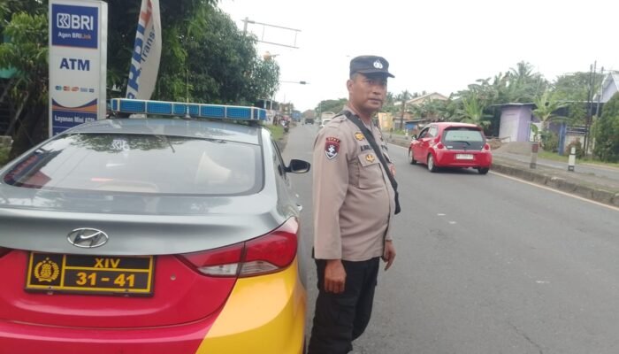 Antisipasi Laka Lantas dan Tindak Kriminalitas, Polsek Mandalle Intensifkan Patroli Sore