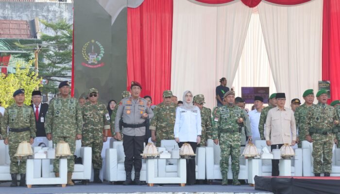 Kapolda Sulsel Hadiri Upacara Penetapan Komponen Cadangan Unsur ASN Pemprov Sulsel Tahun 2026