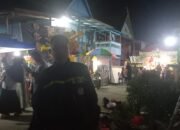 Kawal Hiburan Caya-Caya, Bhabinkamtibmas Tumampua Amankan Pesta Nikah Warga