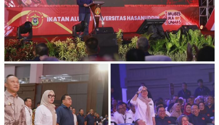 Mentan Amran Puji Bupati Barru Paling Rajin Komunikasi dengan Pusat di Mubes IKA Unhas 2026