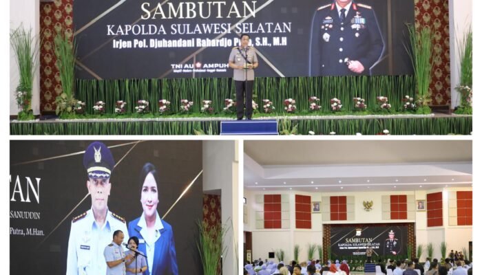 Kapolda Sulsel Hadiri Ramah Tamah Sertijab Danlanud, Wujud Dukungan dan Sinergi TNI-Polri
